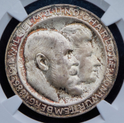 3 марки 1911 "25-летие свадьбы Вильгельма и Шарлоты" (Вюртемберг) (в слабе)