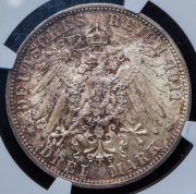 3 марки 1911 "25-летие свадьбы Вильгельма и Шарлоты" (Вюртемберг) (в слабе)