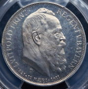 3 марки 1911 "90-летие принца-регента Луитпольда Баварского" (Бавария) (в слабе)