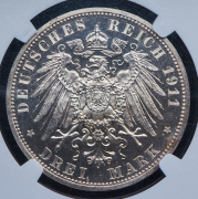 3 марки 1911 "В память князя Георга" (Шаумбург-Липпе) (в слабе)