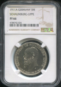 3 марки 1911 "В память князя Георга" (Шаумбург-Липпе) (в слабе)