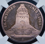 3 марки 1913 "100-летие битвы при Лейпциге" (Саксония) (в слабе)