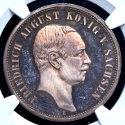 3 марки 1913 (Саксония) (в слабе)