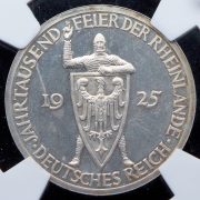 3 марки 1925 "1000-летие Рейнланда" (Германия) (в слабе) А