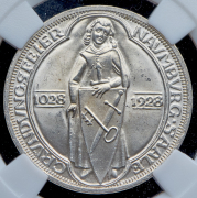 3 марки 1928 "900 лет Наумбургу" (Германия) (в слабе) А