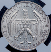 3 марки 1929 (Вальдек) (в слабе) А