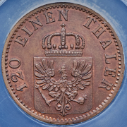 3 пфеннига 1870 (Пруссия) (в слабе) А