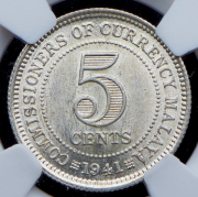 5 центов 1941 (Малайя)