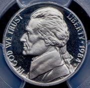 5 центов 1984 (США) (в слабе) S