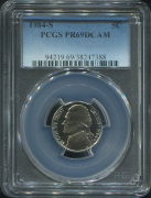 5 центов 1984 (США) (в слабе)