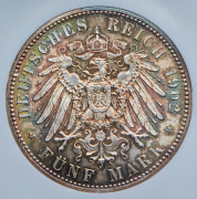 5 марок 1902 (Саксония) (в слабе)