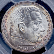 5 марок 1935 (Германия) (в слабе) А