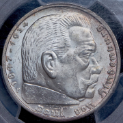 5 марок 1935 (Германия) (в слабе) F