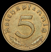 5 пфенингов 1939 (Германия)