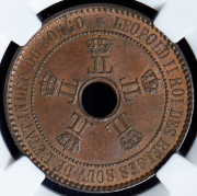 5 сантимов 1888 (Бельгийское Конго) (в слабе)