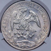 8 реалов 1890 (Мексика) (в слабе)