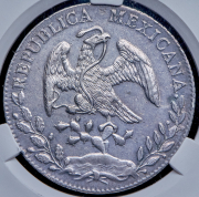 8 реалов 1890 (Мексика) (в слабе)