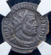 Двойной денарий. Галерий. Рим империя