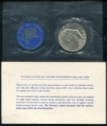 Комплект из 1 доллар 1973 + жетон (США) (в п/у) S