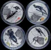 Комплект монет 3 рубля "Олимпиада 2014 в Сочи" (в п/у)