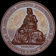 Медаль "Выставка немецких промышленных товаров в Берлине" 1844 (Германия)