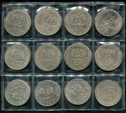 Набор из 12 монет (Польша)