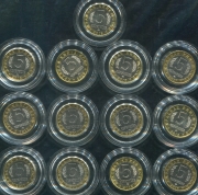 Набор из 13 жетонов "Красная книга"