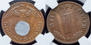Набор из 2 монет 1 пфенниг (Германия)