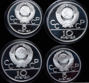 Набор из 28 монет "Олимпиада 1980" (в п/у)