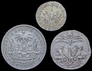 Набор из 3 сер. монет (Гаити)