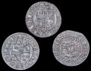 Набор из 3 сер. монет Полтора гроша