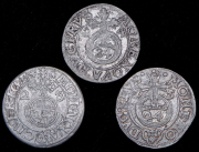 Набор из 3 сер. монет Полтора гроша