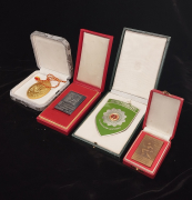 Набор из 4 медалей (страны Европы) (в п/у)