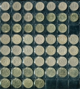 Набор из 53 монет 15, 20 копеек 1945-1991 (СССР)