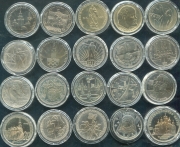 Набор из 70 памятных монет  (СССР) (в п/у)