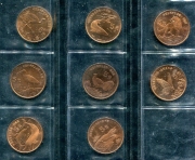 Набор из 8 монет 5 юаней "Красная книга" (Китай)