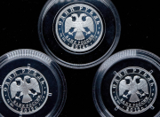 Набор из 8 сер  монет Рубль 2010-2014 "История русской авиации"