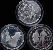 Набор из 9 100 франков "Зимние олимпийские игры в Альбервиле" 1992 (Франция) (в п/у)