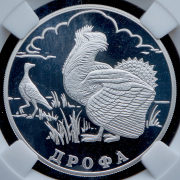 Рубль 2004 "Дрофа" (в слабе) СПМД