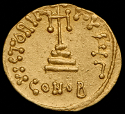 Солид. Констант II и Константин IV. Византия