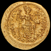 Солид. Юстин II. Византия