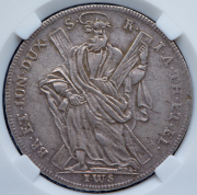 Талер 1761 (Брауншвейг-Люнебург-Каленберг-Ганновер) (в слабе)