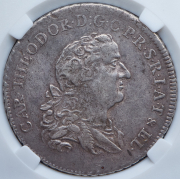 Талер 1768 (Пфальц) (в слабе)