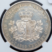 Талер 1863 (Ангальт-Дессау) (в слабе) А