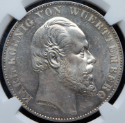 Талер 1871 "Победа в Франко-Прусской войне" (Вюртемберг) (в слабе)