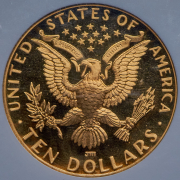 10 долларов 1984 “Олимпиада“ (США)  (в слабе)