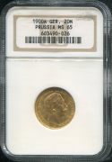 20 марок 1900 (Пруссия) (в слабе)