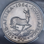 50 центов 1964 (ЮАР) (в слабе)