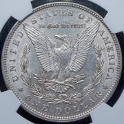 1 доллар 1887 (США) (в слабе) без букв