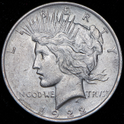 1 доллар 1922 (США) без букв